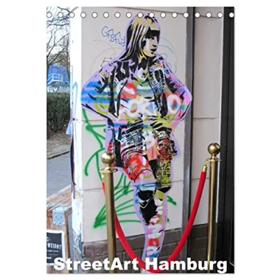 Abbildung von Hamburg StreetArt (Tischkalender 2025 DIN A5 hoch), CALVENDO Monatskalender