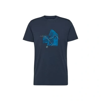 Abbildung von Mammut Mountain T Shirt Men 4208m Herren (Dunkelblau L Größe)