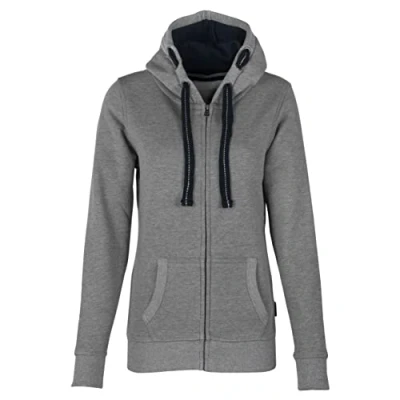 Abbildung von HRM Damen Jacket F hoodie, Grau meliert, L EU