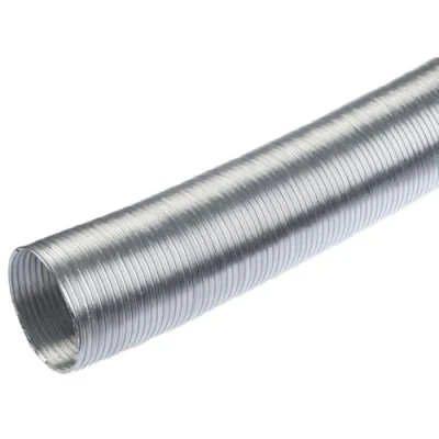 Abbildung von Ø 120mm Länge 1.5 meter Alu Flexrohr Alurohr Flexschlauch Schlauch Aluflexschlauch Flex Lüftungsrohr