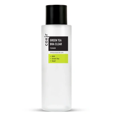 Abbildung von COXIR Grüntee BHA Toner (150ml, 5,07 fl.oz.) Peeling Kühlende Hautpflege Klärend