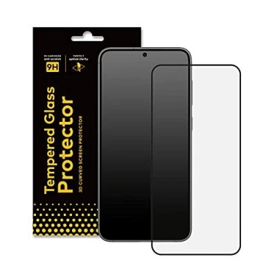 Abbildung von RHINOSHIELD Displayschutz kompatibel mit [Galaxy S23+] 9H 3D Gebogenes Edge to Glas Vollständige Abdeckung Klarer &amp; kratzfester