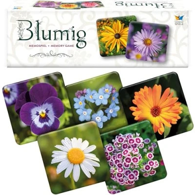 Abbildung von Starnberger Spiele Blumig Memospiel für Erwachsene und Kinder ab 6 Jahren Geschenk Natur Blumenliebhaber
