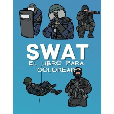 Abbildung von SWAT el Libro para colorear: de actividades policiales niños