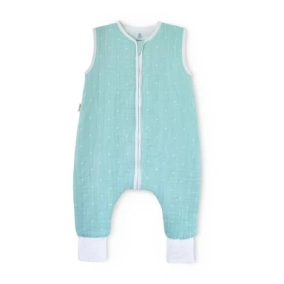 Abbildung von Ehrenkind Babyschlafsack aus Musselin Schlafsack mit Füßen (Standard by OEKO TEX, 100% Bio Baumwolle, Schlafsack, 1.0 TOG), Baby,  Baby
