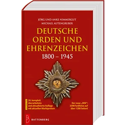Abbildung von Deutsche Orden und Ehrenzeichen 1800 1945