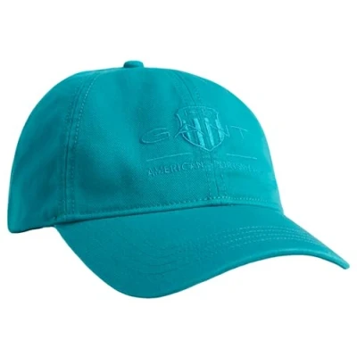 Abbildung von GANT Unisex Tonal Shield Cap Baseballkappe, Ocean TURQUOSIE, S/M