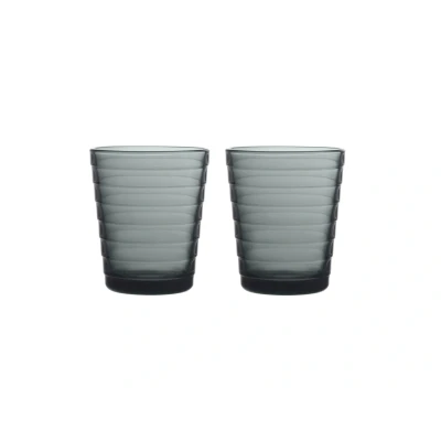 Abbildung von Iittala Glas Aino Aalto Dunkelgrau 220 ml 2 Stücke