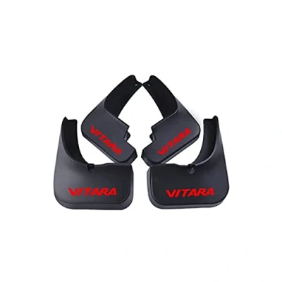 Abbildung von 4 Pcs Auto Vorn Hinten Mud Flaps, für Suzuki Vitara 2015 2016 2017 2018 2019 2020 2021 Kotflügel Vollschutz Spritzschutz Dustproof Kratzfest Autoreifen DekorationszubehöR