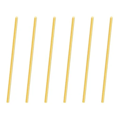 Abbildung von iMeistek 2mm Messingstab, 100mm Länge Metall massiv rund Messingstab für RC Modelle DIY Basteln (6PCS)