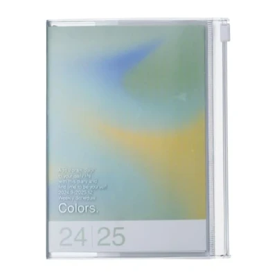 Abbildung von MARK&#039;S 2024/2025 Taschenkalender A6 vertikal, Gradient // Green: Von September 2024 bis Dezember 2025