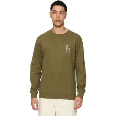 Abbildung von Mister Tee EASY SIGN Crewneck Sweatshirt, Herren, Größe: Small, Olive