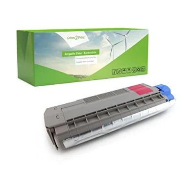 Abbildung von Green2Print Toner Magenta 6000 Seiten ersetzt Oki 46507506 passend für C612N, C612DN, C612
