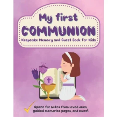 Abbildung von My First Communion Keepsake Memory and Guest Book for Kids: Holy Gifts Girls