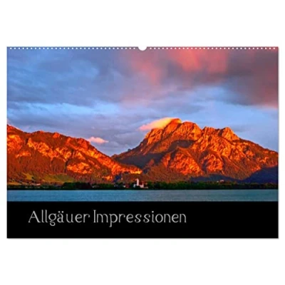 Abbildung von Allgäuer Impressionen (Wandkalender 2025 DIN A2 quer), CALVENDO Monatskalender