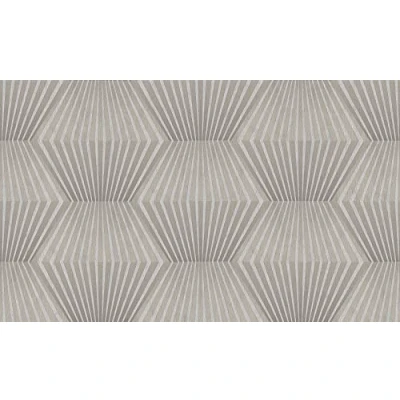 Abbildung von living walls 3D Tapete &quot;Titanium&quot;, Optik Geometrisch grafisch, Effekt Tapeten Wohnzimmer Schlafzimmer Küche