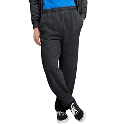 Abbildung von Hanes Herren EcoSmart Fleece Sweathose mit Taschen Trainingshose, Charcoal Heather, Mittel