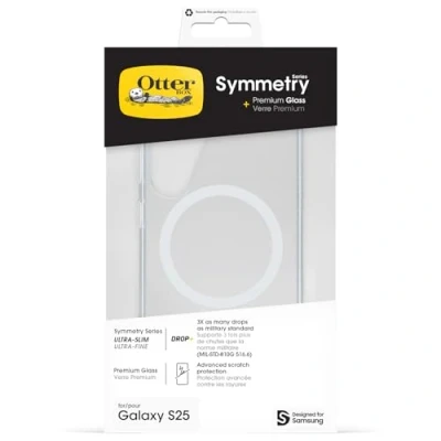 Abbildung von OtterBox Symmetry clear Magnets Schutzhülle + Premium Glass für Samsung Galaxy S25