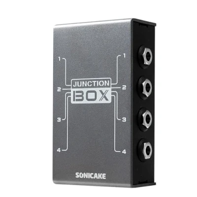 Abbildung von SONICAKE TRS Stereo 4 Kanäle Organisation LINE Gitarre Bass Effekte Pedal Junction Box