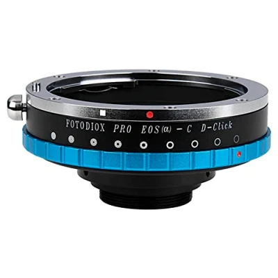 Abbildung von Fotodiox Pro IRIS Lens Mount Adapter Compatible with Canon EOS EF Lenses to C Cameras