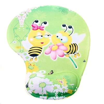 Abbildung von TUKA Handgelenkauflage Mouse pad Ergonomische, mit Gel Gefüllte Handgelenkunterlage, Tier Motiv Mauspad Handauflage, Lustigem Cartoon Motiv, TKC5100 twobees