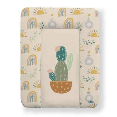 Abbildung von Kikido Wickelauflage 50x70 cm Kaktus Baby Wickelauflagen Wasserfest, Abwaschbar und Pflegeleicht Wickelunterlage Weich Tragbare, Leicht zu Reinigen OEKO TEX Universal