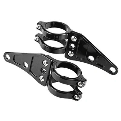 Abbildung von EBTOOLS Scheinwerfer Halterung Motorrad 2 stücke Halterungsklammern Kopflampe Halter Gabel 38 41mm / 1,5 1,6in für