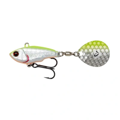 Abbildung von Savage Gear Fat Tail Spin (Blei Frei) 5,5cm (6,5g) Lemon Back Flash Spinner
