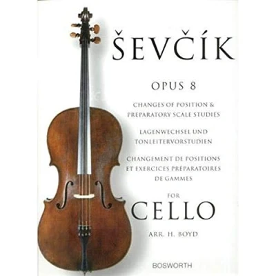 Abbildung von Lagenwechsel Und Tonleitervorstudien op. 8 (Deutsch / Englisch Französisch): Lehrmaterial für Cello: Changes of Position &amp; Preparatory Scale Studies
