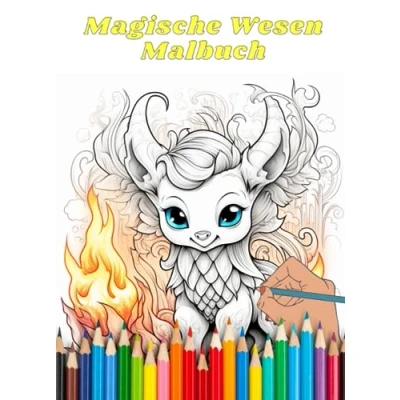 Abbildung von Magische Wesen: Ein Zauberhaftes Malbuch für Fantasiefreunde (Meine neuen Malbücher)