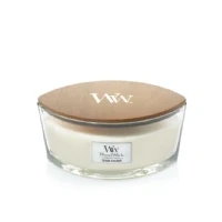 Abbildung von Woodwick Ellipse Island Coconut Duftkerze, Größe: 454 g, Transparent
