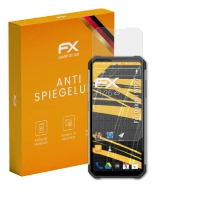 Abbildung von atFoliX Panzerfolie kompatibel mit Oukitel WP27 Schutzfolie, entspiegelnde und stoßdämpfende FX Folie (3X)