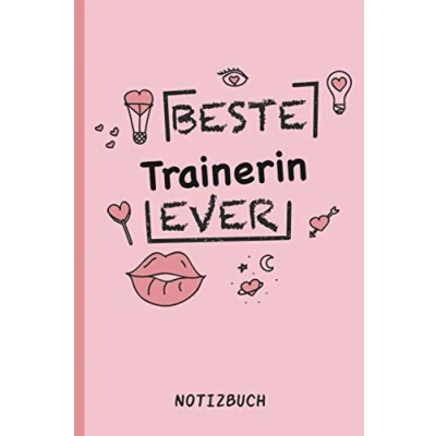 Abbildung von Beste Trainerin Ever: A5 Notizbuch als Geschenk für eine /punktiert Geschenke zum GeburtstagGeburtstagsgeschenk Kollegin