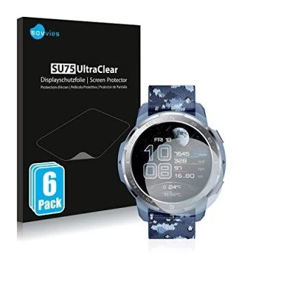 Abbildung von Savvies 6 Stück Schutzfolie für Honor Watch GS Pro Displayschutz Folie Ultra Transparent