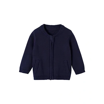Abbildung von Vertbaudet Strickjacke für Kinder, Größe: 86, Marine
