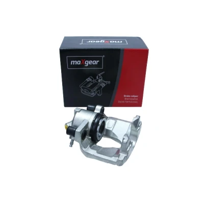 Abbildung von MAXGEAR 82 1165 Bremssattel Stahl Vorderachse links, vor der Achse RENAULT: SCENIC 2, MEGANE 2 Coupe Cabriolet,