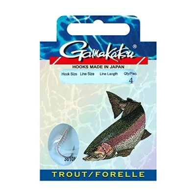 Abbildung von Gamakatsu BKD 3610N Trout Spiral 60CM Gr. 6 Zielfischhaken