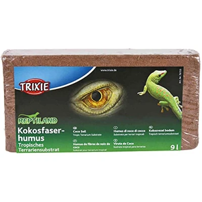 Abbildung von TRIXIE Terrarien Substrat Kokosfaserhumus, Substrat, gepresst ergibt: 9 l