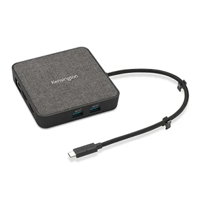 Abbildung von Kensington MD125U4 USB4 Dockingstation für Microsoft Surface Laptops, 2 Monitore, 4K 8K Thunderbolt 3 &amp; 4 Dockingstation, HDMI Anschlüsse, USB A 3.2 Anschlüsse C Anschluss (K32857WW)