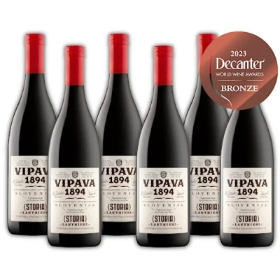 Abbildung von Vipava 1894 Rotwein STORIA LANTHIERI 2018, von Hand gelesener trockener roter Wein (6 x 0.75 l)