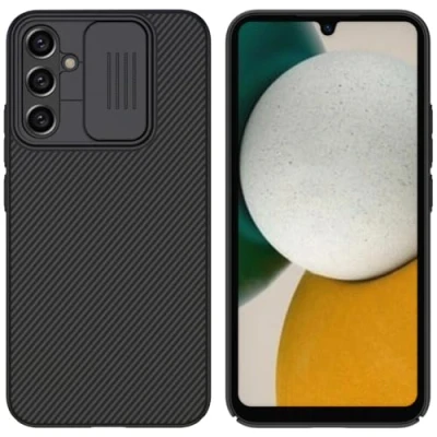 Abbildung von Samsung Galaxy A34 (5G) Hülle Kunststoff Nillkin Hard Case/Backcover Handyhülle Schwarz