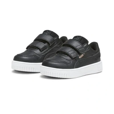 Abbildung von Puma Carina Street Sneakers Babys Schuhe Für Damen Black/Black/Rose Gold Größe: 25