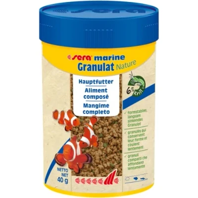 Abbildung von Sera Marin Granulat Natur 100 ml, Grundnahrungsmittel