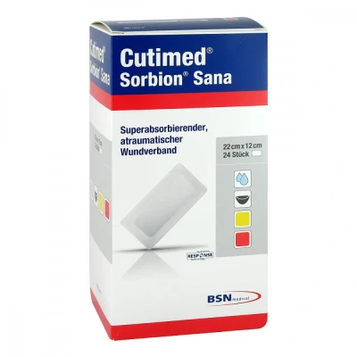 Abbildung von Sorbion Cutimed Sana Wundauflage 12x22 cm