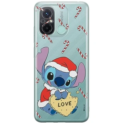 Abbildung von ERT GROUP Handyhülle für Xiaomi REDMI 12C/ 11A Original und offiziell Lizenziertes Disney Muster Stitch 010 optimal an die Form des Handy angepasst, teilweise transparent
