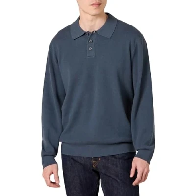 Abbildung von Amazon Essentials Herren Polo Pullover mit lockerer Passform, Marineblau, M