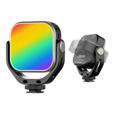 Abbildung von ULANZI VL66 Video Licht RGB Einstellbare Wiederaufladbare 2500 6500K Mini Portable Kamera, 2000mAh CRI95+ Dimmbar Ultra Helle Foto und Beleuchtung LED Fülllampe für DSLR Camcorder