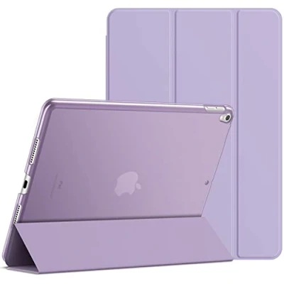 Abbildung von JETech Hülle für iPad Air 10,5 (3. Generation 2019) und Pro 2017, Schutzhülle mit Ständer Funktion Auto Schlafen/Wachen (Helles Lila)