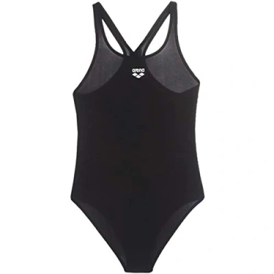 Abbildung von arena Dynamo Junior Einteiliger Badeanzug für Mädchen, Chlor und Salzbeständiger Sport aus MaxFit Material mit UV Schutz Faktor 128