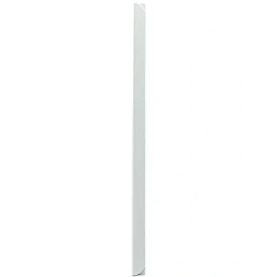 Abbildung von LEO’s 100 x Klemmschienen Weiß DIN A4 (297 mm) FH 3 4 mm für ca. 30 Blatt Klemmschiene zum Binden von ungelochten Papier Unterlagen und Blattsammlungen Klemmleiste aus Hart PVC